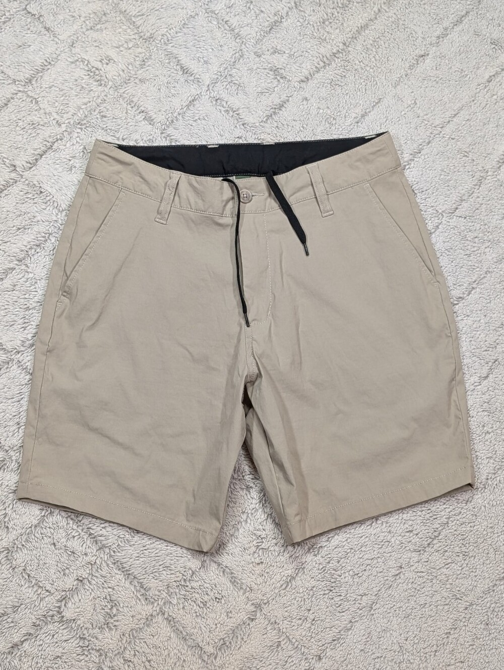 Marsh Wear Shorts Mens 28 Beige Khaki Prime Chino Tech Hybrid Nylon Stretch 8”